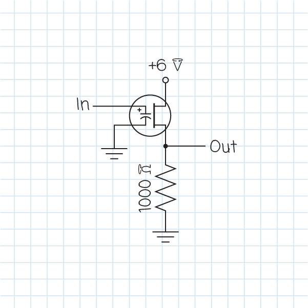 Voltage amplifier circuit diagram